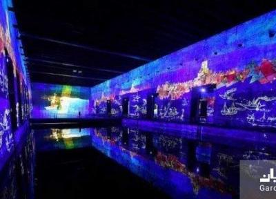 بزرگترین گالری هنر دیجیتال جهان در یک زیردریایی، تصاویر